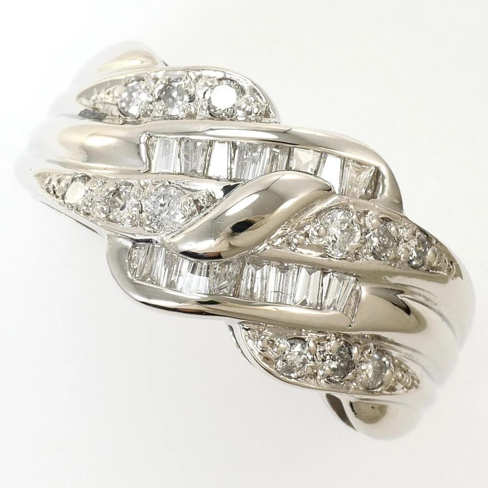 PT900 Platinum Ring, 1 Diamond (0.47ct), with Appraisal Certificate, Total We...